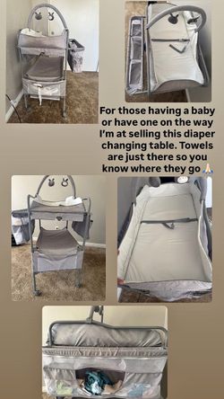 Diaper changing table