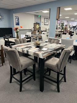 5PC Counter Height Dining Set