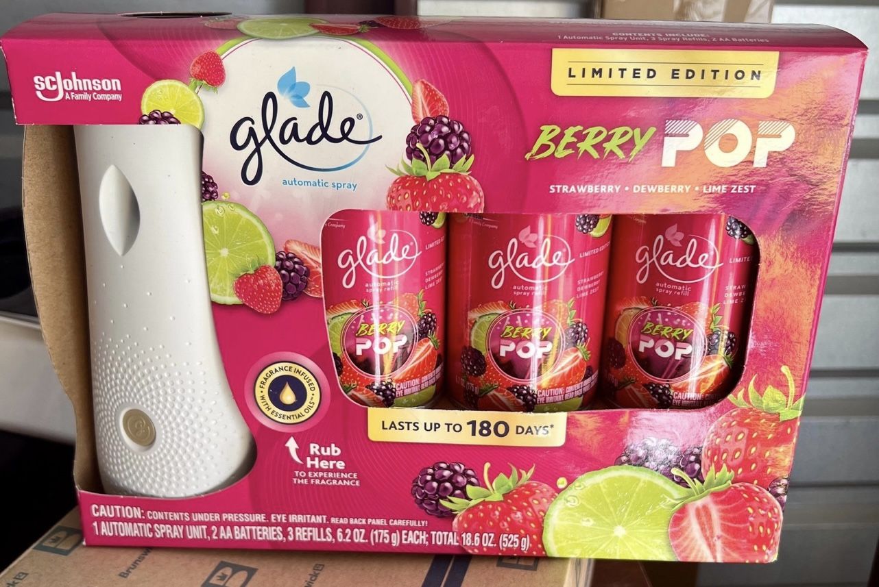 New limited edition Glade automatic spray set