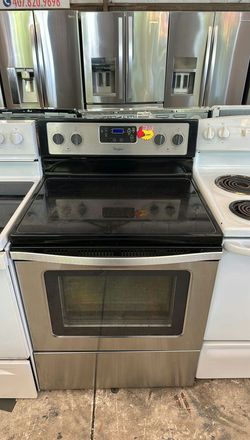 Whirlpool GlassTop Stove Stainless