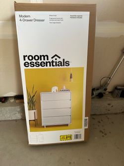 New 4 drawer chest white or black dresser