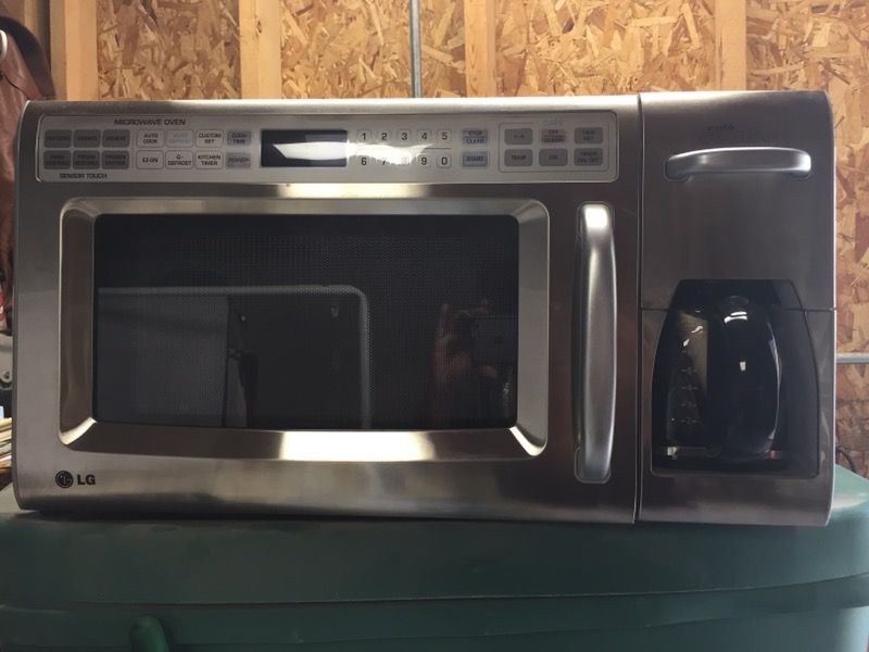 LG 1.2 cubic feet combo microwave/ coffee maker. Brand new never been used.