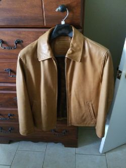 Leather jacket medium size