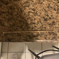 10k Gold Rope Bracelet