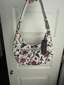 French Connection white shoulder bag