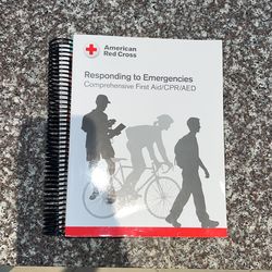 American Res Cross Responding to Emergencies Comprehensive First Aid/CPR/AED