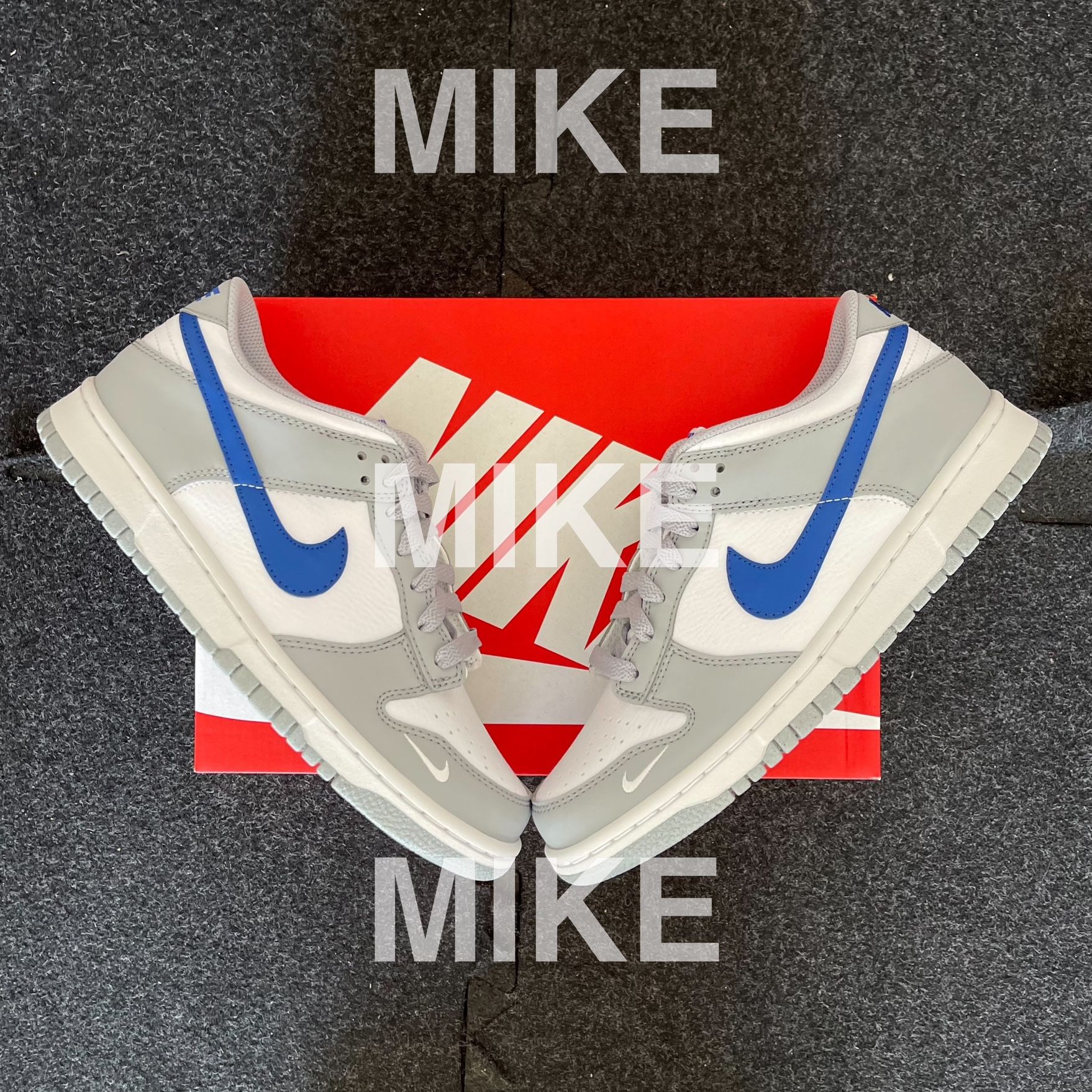 Nike Dunk Low Mini Swoosh Wolf Grey Game Royal – Sneakers Daddy