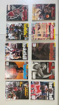 Lot of 10 Michael Jordan Basketball Magazines – Beckett & More