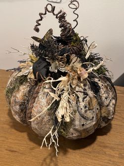Handmade Decorative Halloween Pumpkin