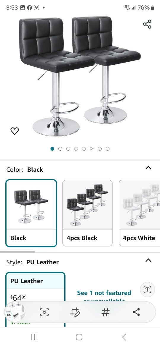 Swivel Bar Stools