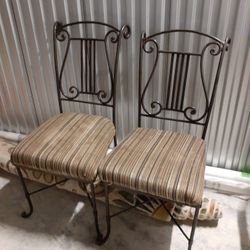 Wrought Iron Dining Chairs