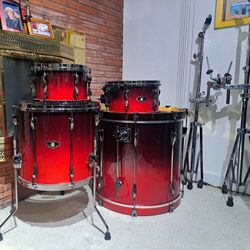 Tama Superstar Drum Shell Pack, Stands, Mounts