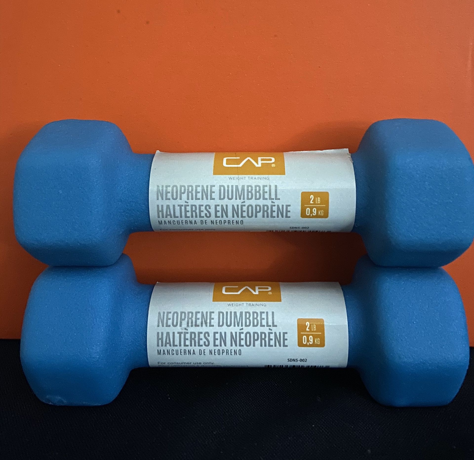 Pair of 2 pound dumbbells