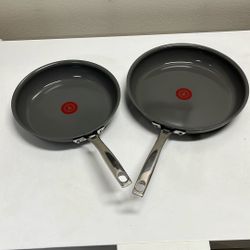 TFAL Ceramic Skillets 12 & 10 Inch