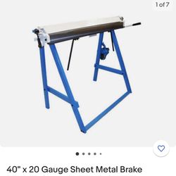 40” X 20 Gauge Sheet Metal Brake Bender Shear | Metal Shear | Metal Fabrication Bender | Metal Bender | Cutter | Shear