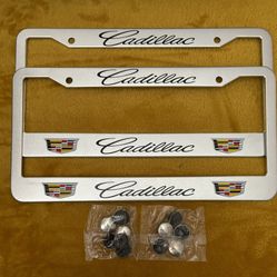 Cadillac Chrome License Plate Frames