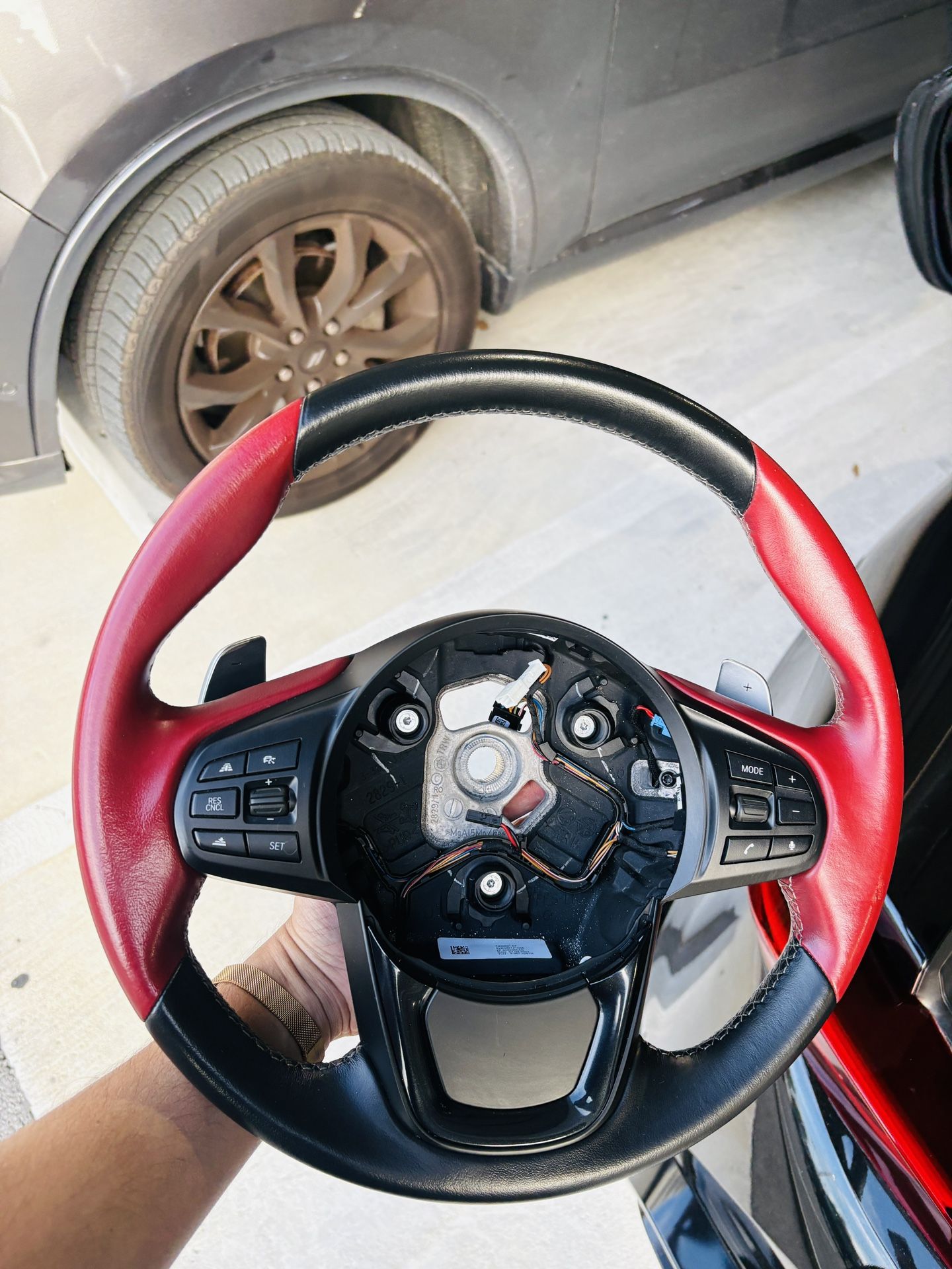 GR Supra steering wheel