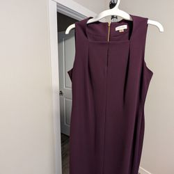 Calvin Klein Plum Dress Size 12