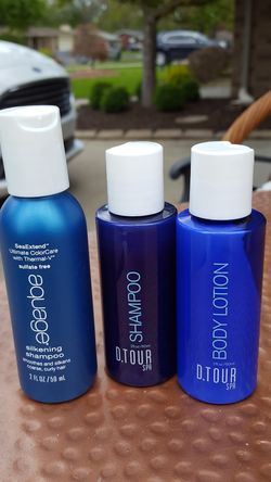 Travel size hair products x3