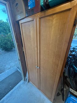 Wooden cabinet/ pantry