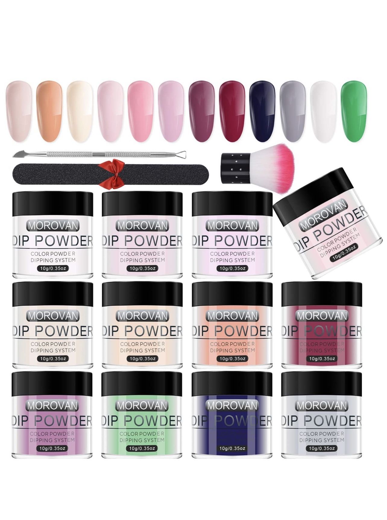 Nail Set - 12 Color Dipping Powder (NEW) $25