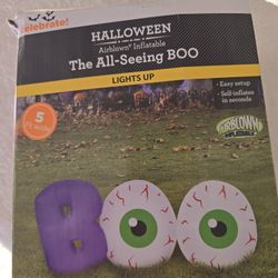 Halloween 5ft "All seeing BOO" $10