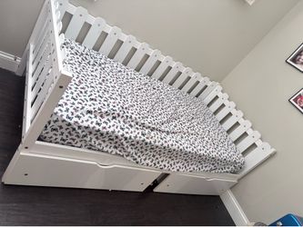 Twin bed with storage