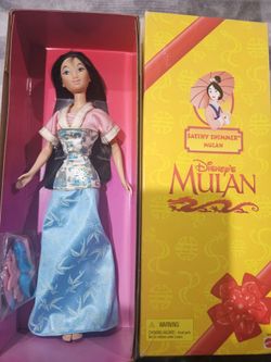 Mulan Satiny Shimmer Collectable Barbie 1998