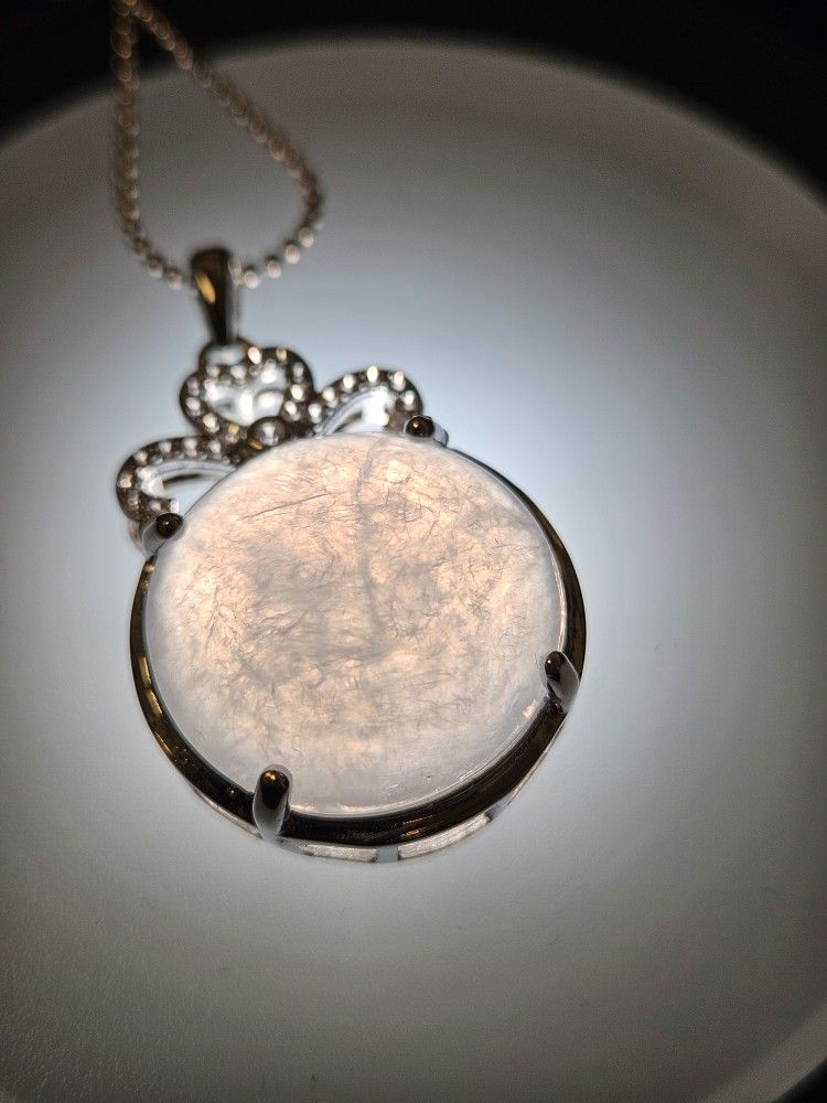 Natural Burmese Jadeite Pendant