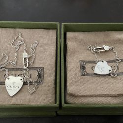 Gucci Necklace And Bracelet Set!