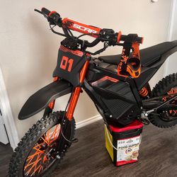 Electronic Dirt Bike 6,000W 60V 30ah 