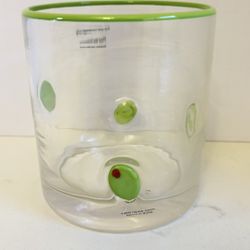 Icon Juice Glass-Green Olives