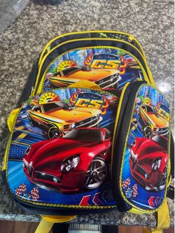 Mochila con lonchera y lapicera súper calidad