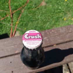 Vintage Grape Crush Bottle  10 Oz  Unopened  