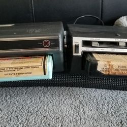 Vintage car 8 tracks players! Medallion and a Sears. *8 tracks not included* Untested!!!