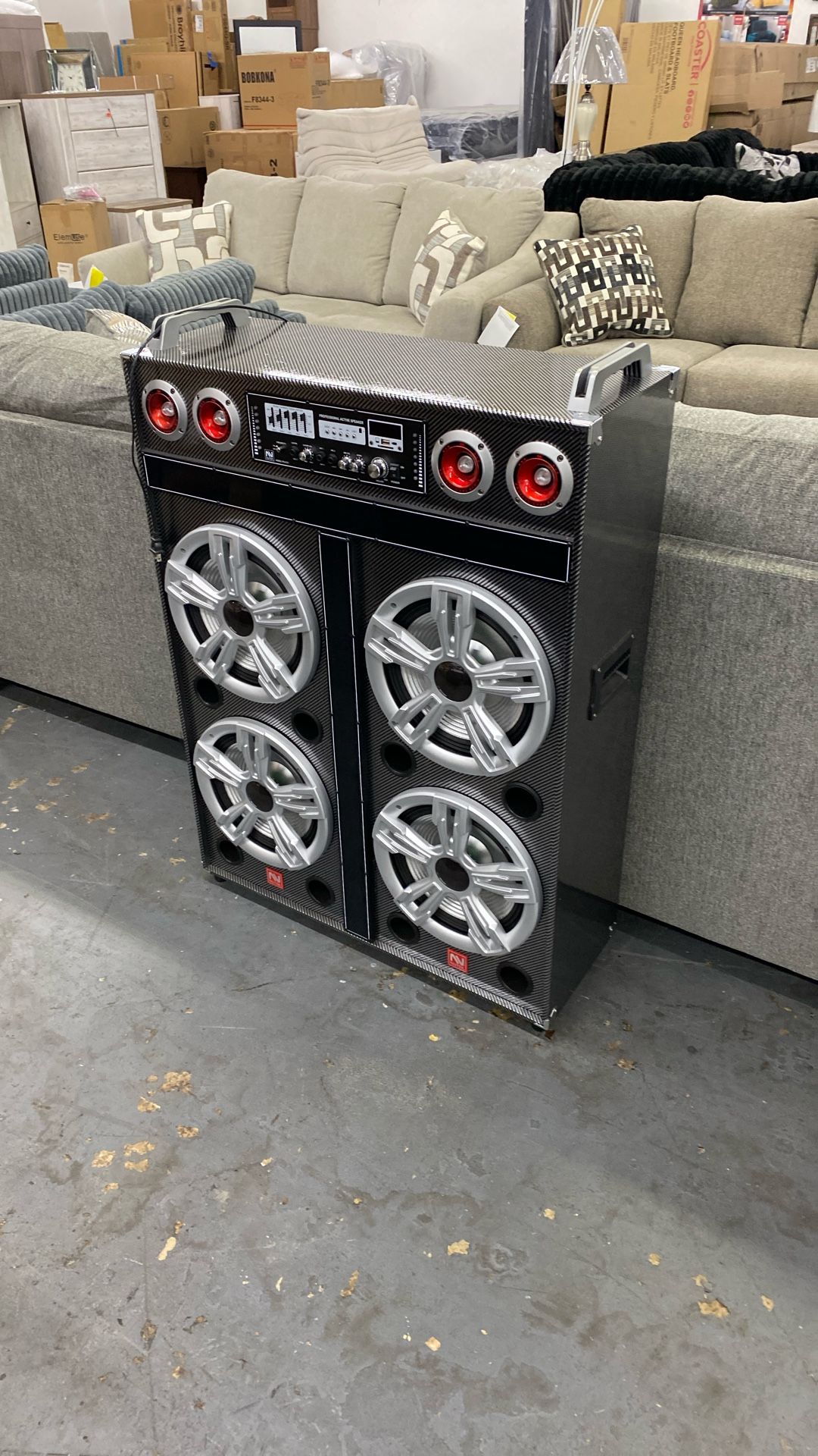 New DJ Speakers Karaoke Setup Sound System Great Present Was $899 Now $200