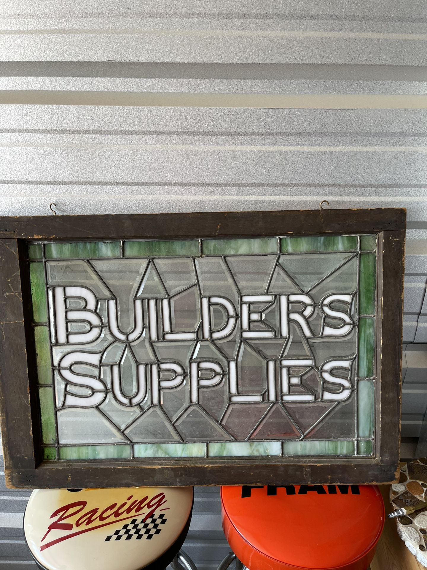 Vintage Builders Supply Stained Glass