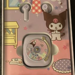 Kuromi Earbuds With Case