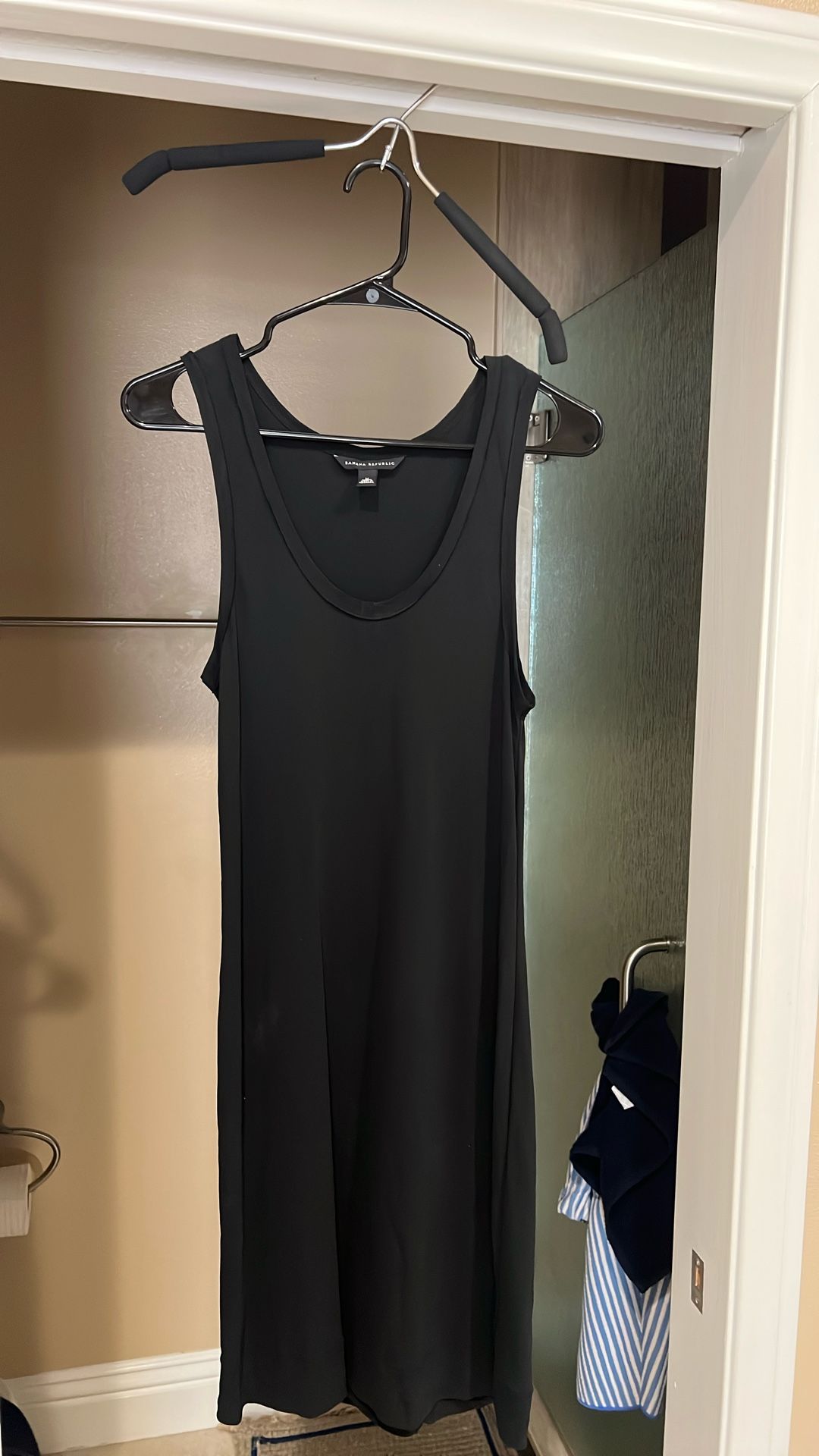 Slinky Black Womans Dress 