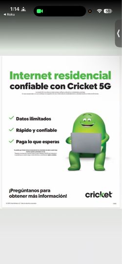 Internet de casa Cricket