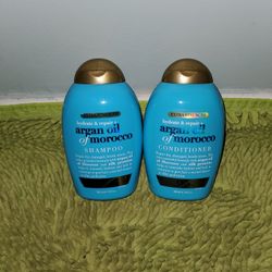 Shampoo And Conditioner Ogx 13oz Hydrate & Repair Argan Oil Of Morocco