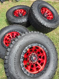 Fuel wheels 17" take off Ford raptor fit f150