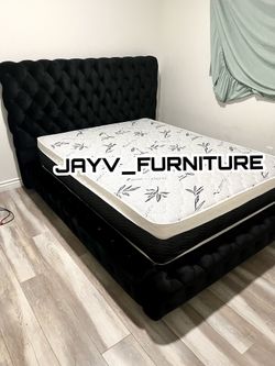 New Queen Bed Frame With Mattress