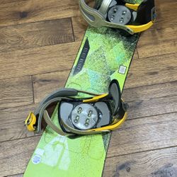 USED - 2017 Burton 130 w/ Binding  & Zionor Helmet (L 56-60 cm)