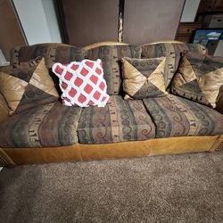 Free western print couch