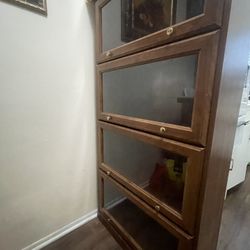 Wood Display Cabinet