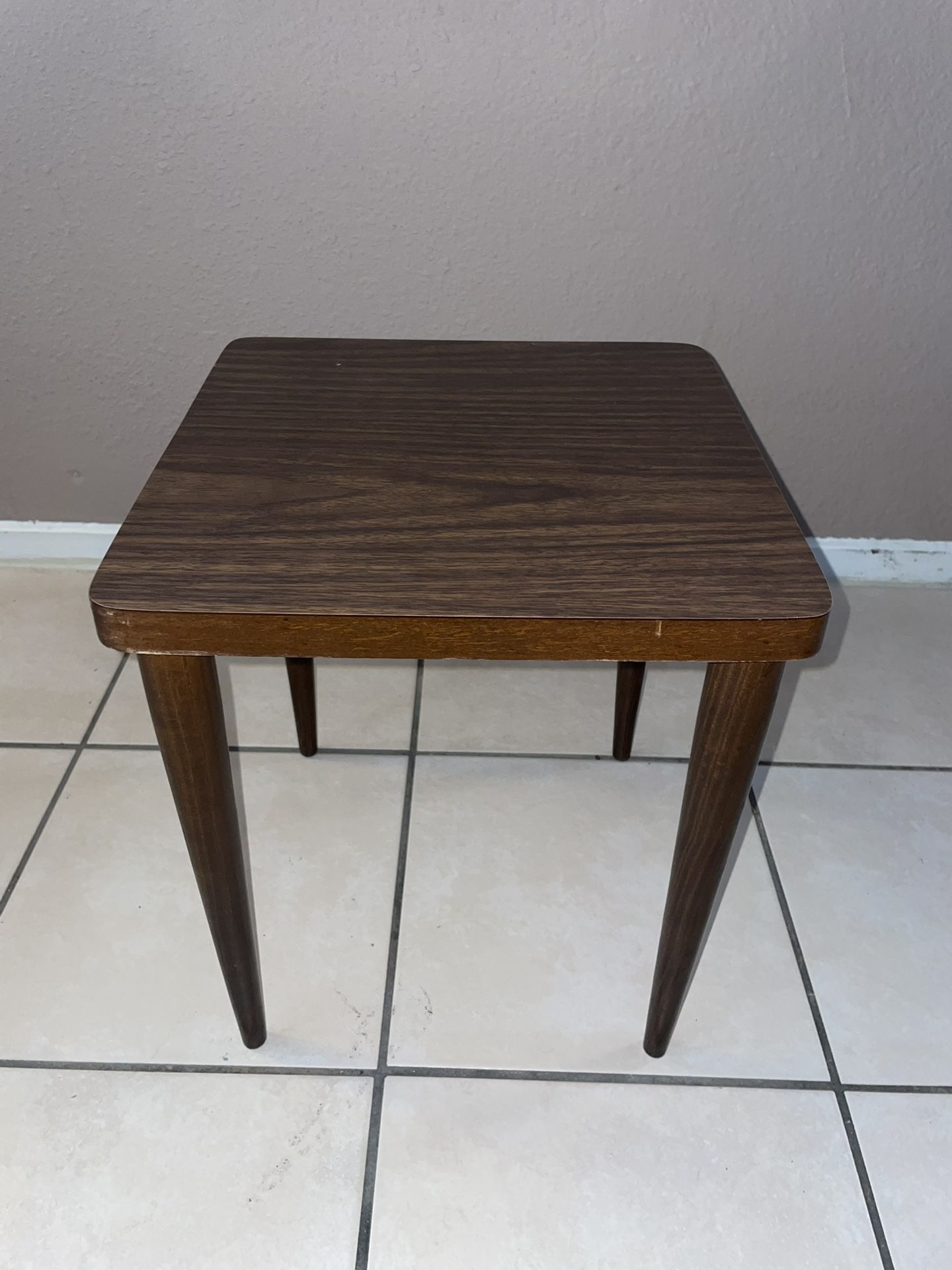 Brown Wooden Foot Stool