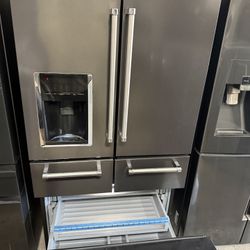 🌄🌠kitchenaid Refrigerator Black Stainless Steel 🌄🌠