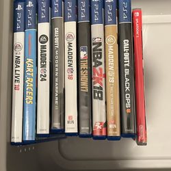 PS4 Video Games (Cost In Description)