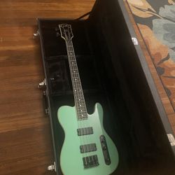 Green electric bass Guitar 
